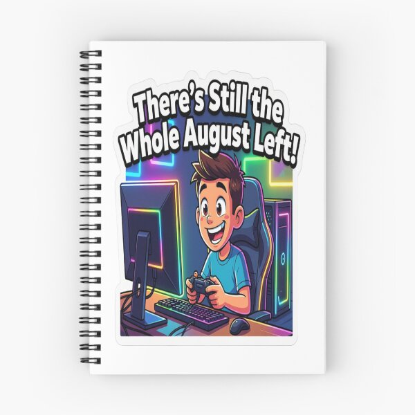 Item preview, Funny August Gamer Sticker designed and sold by Imaginarium of Chaos falcon88 .