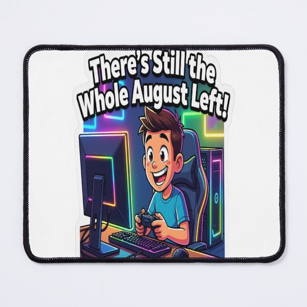 Item preview, Funny August Gamer Sticker designed and sold by Imaginarium of Chaos falcon88 .