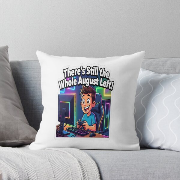 Item preview, Funny August Gamer Sticker designed and sold by Imaginarium of Chaos falcon88 .