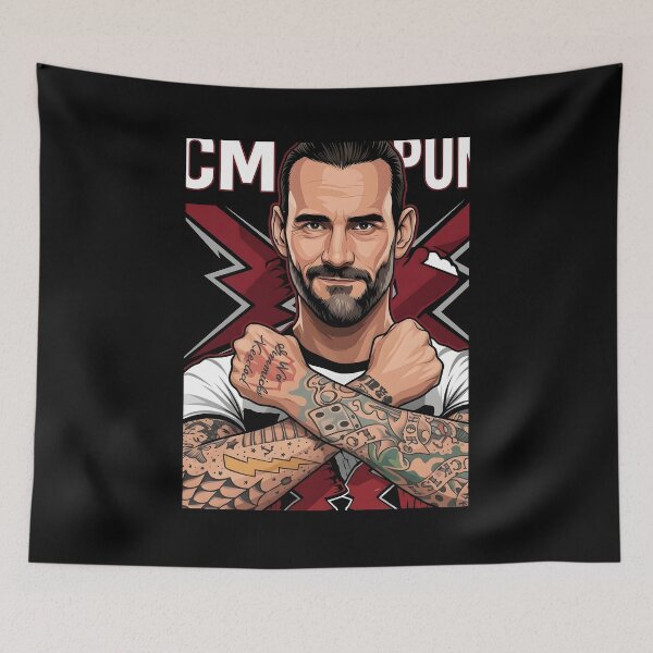 Item preview, Cm punk vector art designed and sold by Rusdiii.