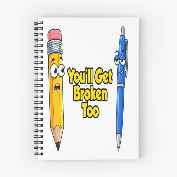 Item preview, Funny Pencil Talk Sticker designed and sold by Imaginarium of Chaos falcon88 .