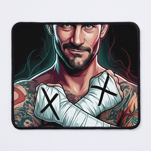 Item preview, Cm punk vector art designed and sold by Rusdiii.