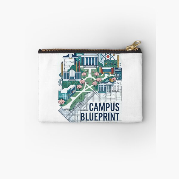 Item preview, Campus Blueprint Education Artwork | Premium University Design designed and sold by Amr Darwish Graphic designer.