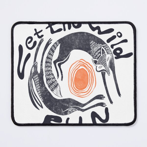 Item preview, Fox and Hare Folk Art Sun — Let the Wild Run designed and sold by Pink&Blue @pink.and.blue_studio.
