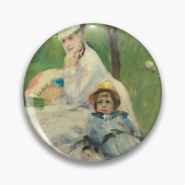 Item preview, Camille Monet and Her Son Jean in the Garden at Argenteuil-Pierre-Auguste Renoir designed and sold by LumiereSasha.
