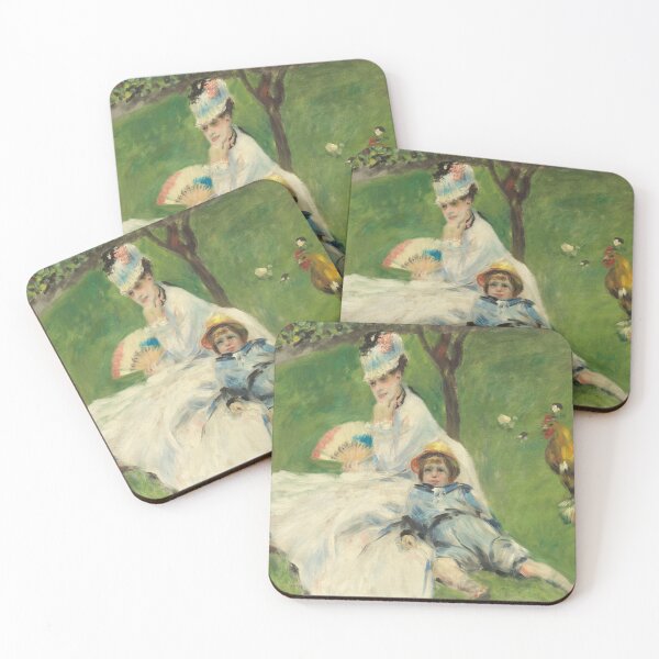 Item preview, Camille Monet and Her Son Jean in the Garden at Argenteuil-Pierre-Auguste Renoir designed and sold by LumiereSasha.