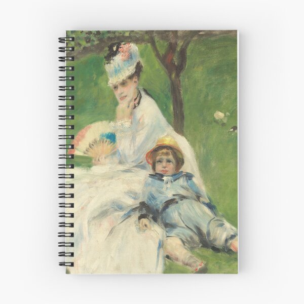 Item preview, Camille Monet and Her Son Jean in the Garden at Argenteuil-Pierre-Auguste Renoir designed and sold by LumiereSasha.