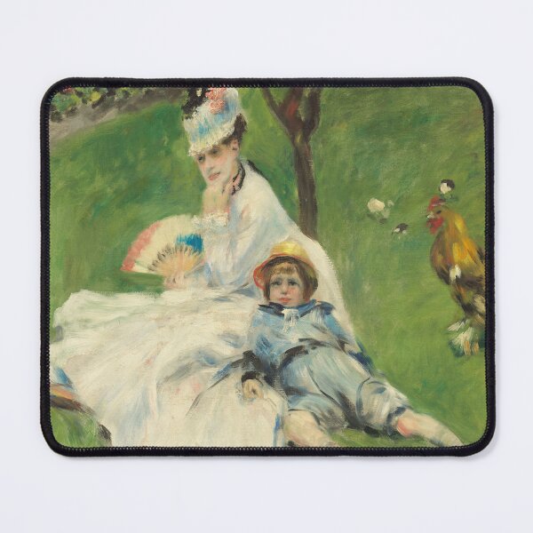 Item preview, Camille Monet and Her Son Jean in the Garden at Argenteuil-Pierre-Auguste Renoir designed and sold by LumiereSasha.