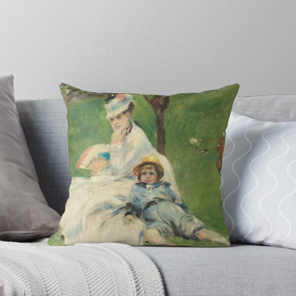 Item preview, Camille Monet and Her Son Jean in the Garden at Argenteuil-Pierre-Auguste Renoir designed and sold by LumiereSasha.