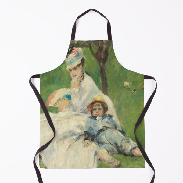 Item preview, Camille Monet and Her Son Jean in the Garden at Argenteuil-Pierre-Auguste Renoir designed and sold by LumiereSasha.