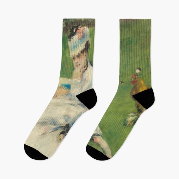Item preview, Camille Monet and Her Son Jean in the Garden at Argenteuil-Pierre-Auguste Renoir designed and sold by LumiereSasha.