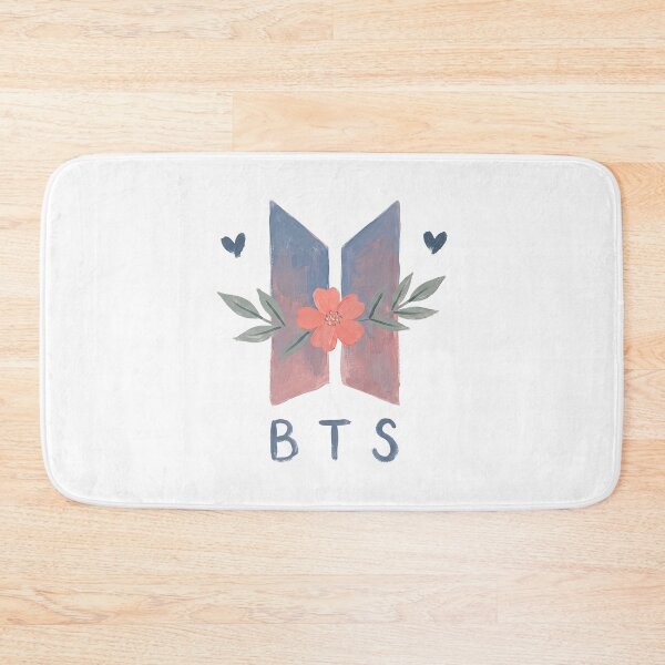 Item preview, BTS Bangtan Boys ARMY Pastel Flower Logo Art Work designed and sold by imsoyoon.
