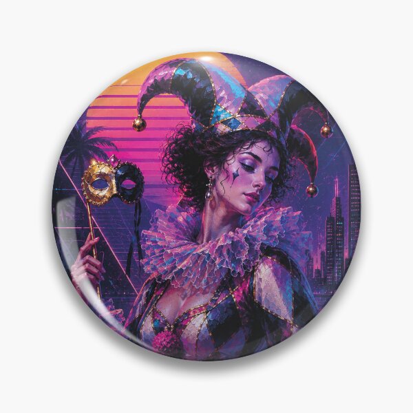 Item preview, An elegant Neon Harlequin painting. designed and sold by GalleryKauffeld.