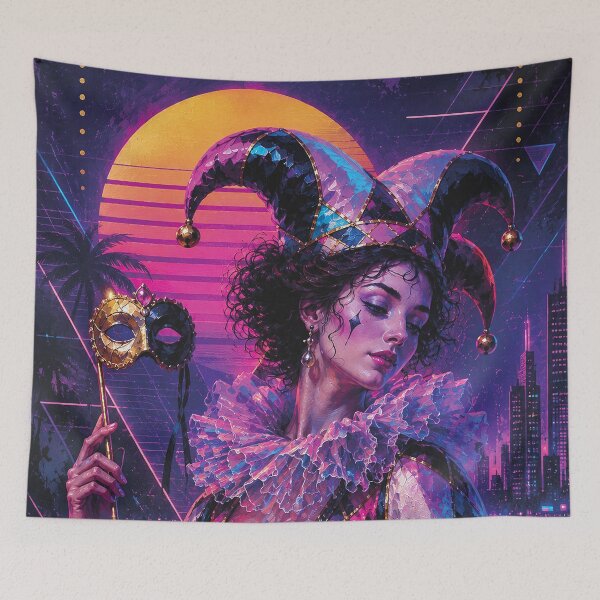 Item preview, An elegant Neon Harlequin painting. designed and sold by GalleryKauffeld.