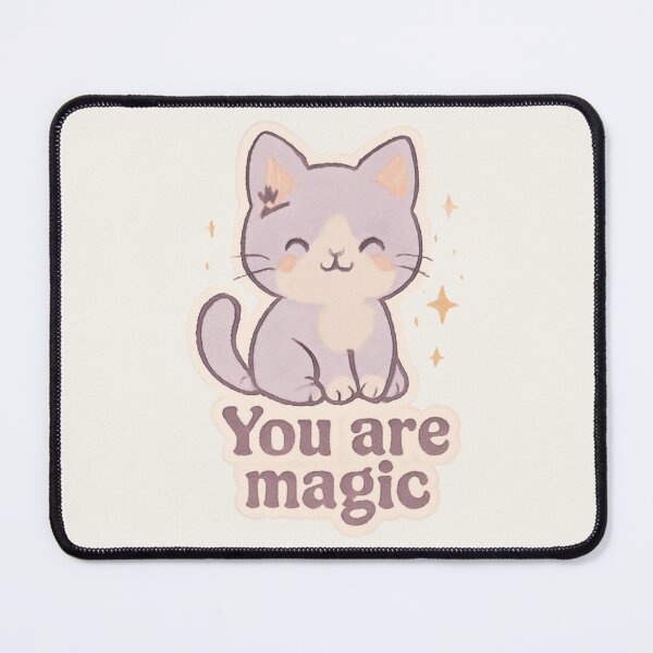 Item preview, Starry Cat – You Are Magic Motivational Sticker designed and sold by Cerys-GS.