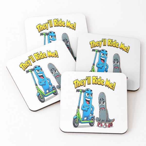 Item preview, Funny Scooter Ride Sticker designed and sold by Imaginarium of Chaos falcon88 .