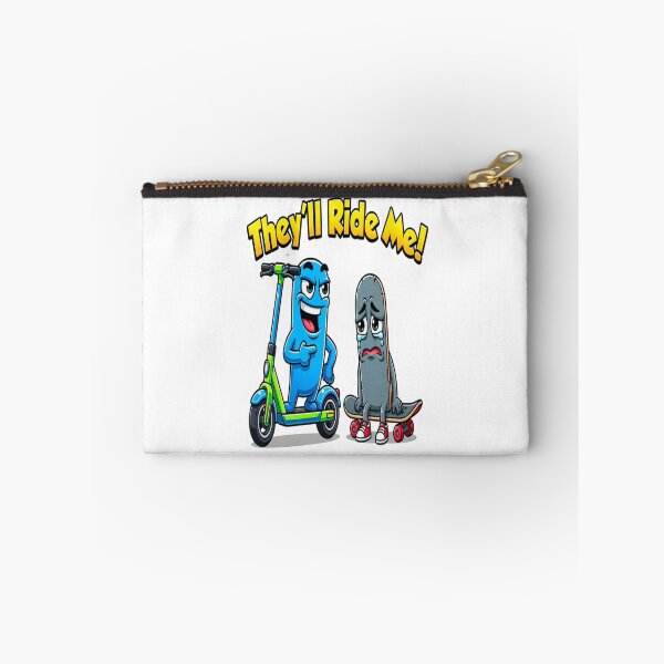 Item preview, Funny Scooter Ride Sticker designed and sold by Imaginarium of Chaos falcon88 .