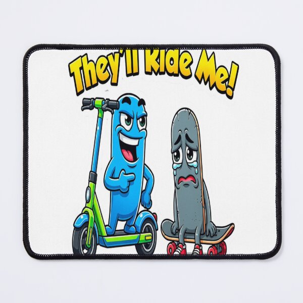 Item preview, Funny Scooter Ride Sticker designed and sold by Imaginarium of Chaos falcon88 .