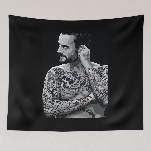 Item preview, Cm punk vector art designed and sold by Rusdiii.