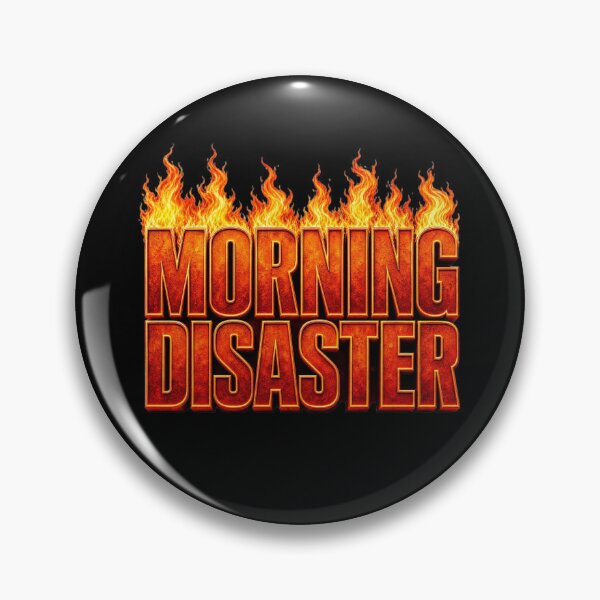 Item preview, Morning Disaster – Funny Coffee & Monday Text Design designed and sold by ManggaeJM.