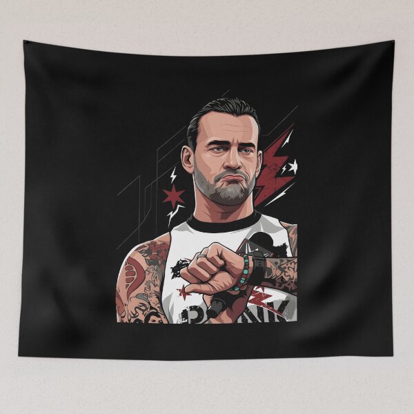 Item preview, Cm punk vector art designed and sold by Rusdiii.