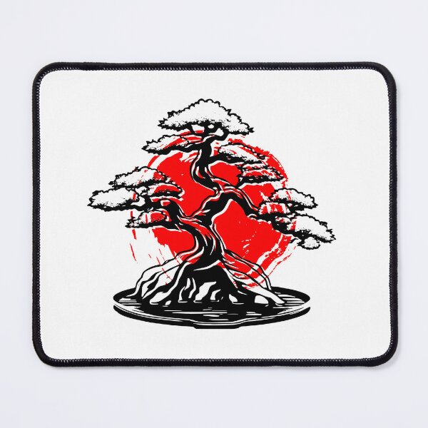 Item preview, Japanese Bonsai Design | Zen Tree Illustration | Minimalist Nature Art designed and sold by kaliyenperman.