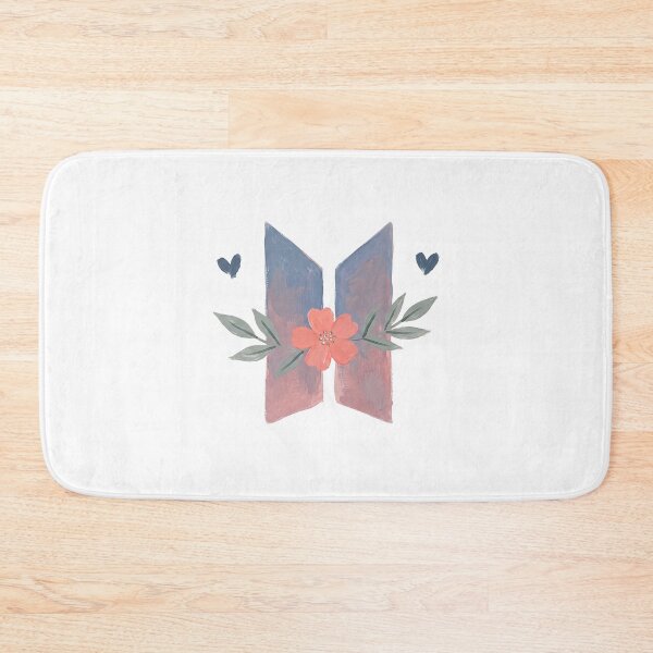 Item preview, BTS Bangtan Boys ARMY Pastel Flower Logo Art Work designed and sold by imsoyoon.