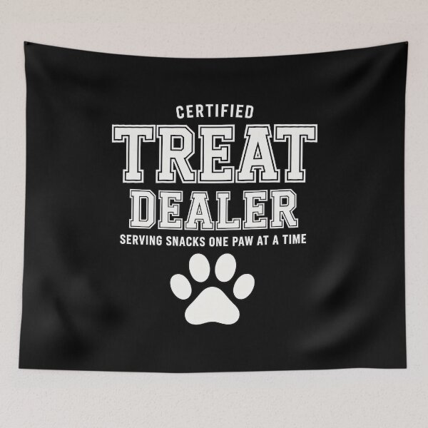Item preview, Certified Treat Dealer Paw Print Dog Lover Graphic designed and sold by SoyLamderma.