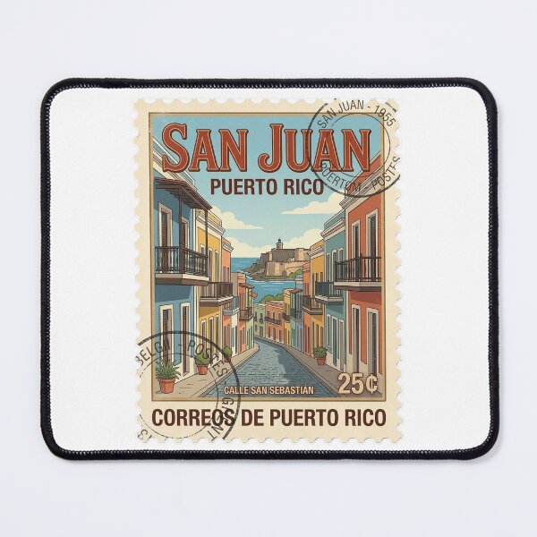 Item preview, Vintage San Juan Puerto Rico Travel Stamp designed and sold by k3rstman1.