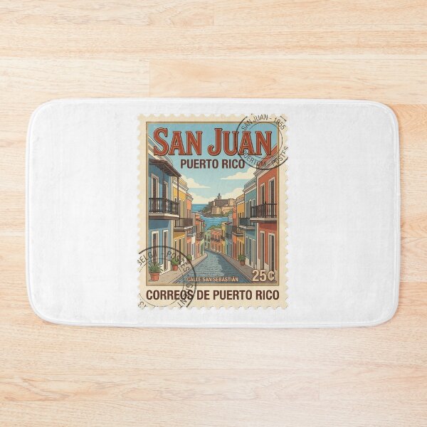 Item preview, Vintage San Juan Puerto Rico Travel Stamp designed and sold by k3rstman1.