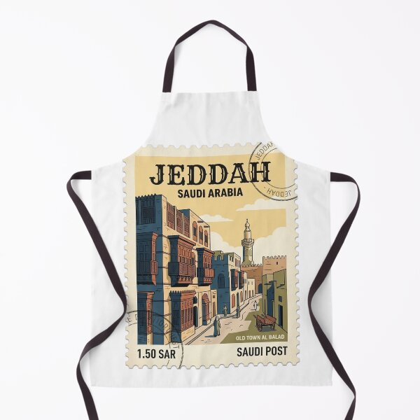 Item preview, Vintage Jeddah Saudi Arabia Travel Stamp Al Balad designed and sold by k3rstman1.