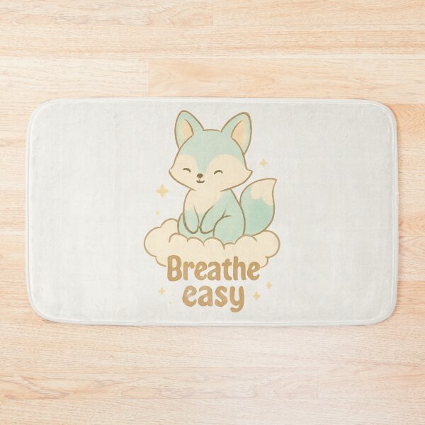 Item preview, Cloud Fox – Breathe Easy Motivational Sticker designed and sold by Cerys-GS.