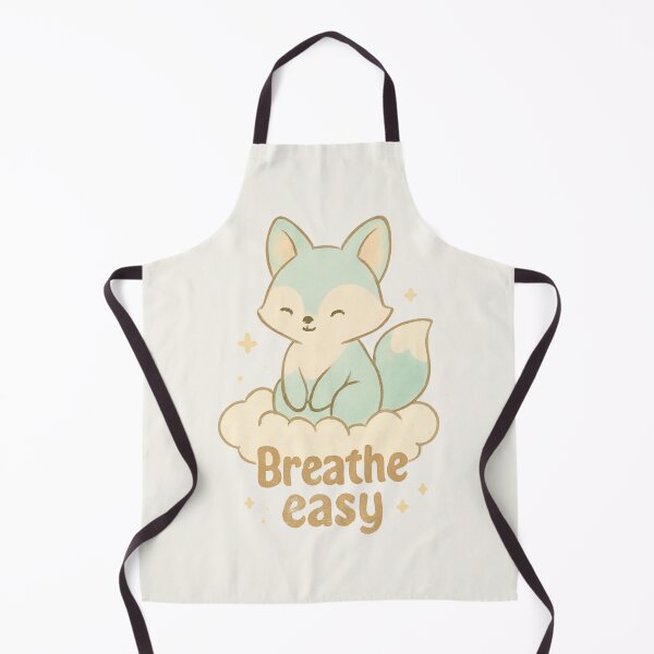 Item preview, Cloud Fox – Breathe Easy Motivational Sticker designed and sold by Cerys-GS.