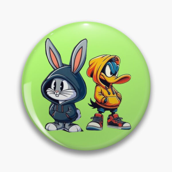 Item preview, Street Style Bunny and Duck Duo designed and sold by MIAMwits.