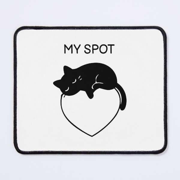 Item preview, My Spot Funny Black Cat Sticker designed and sold by FUEGO & NOX.