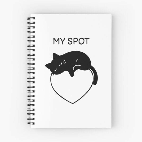 Item preview, My Spot Funny Black Cat Sticker designed and sold by FUEGO & NOX.
