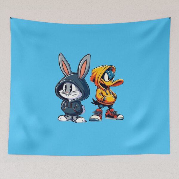 Item preview, Street Style Bunny and Duck Duo designed and sold by MIAMwits.