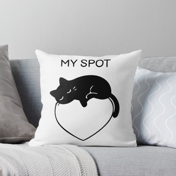 Item preview, My Spot Funny Black Cat Sticker designed and sold by FUEGO & NOX.