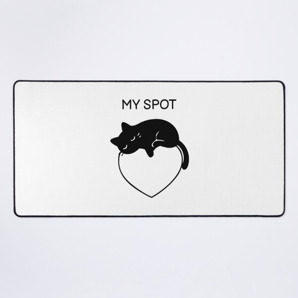 Item preview, My Spot Funny Black Cat Sticker designed and sold by FUEGO & NOX.