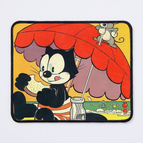 Item preview, Poster Felix the Cat at the beach designed and sold by CindyHiks.