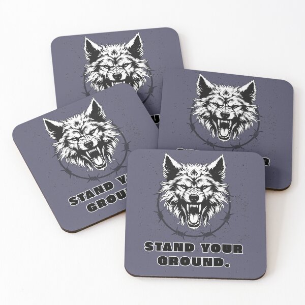 Item preview, Stand Your Ground Wolf designed and sold by AhmadAnnaPrints.