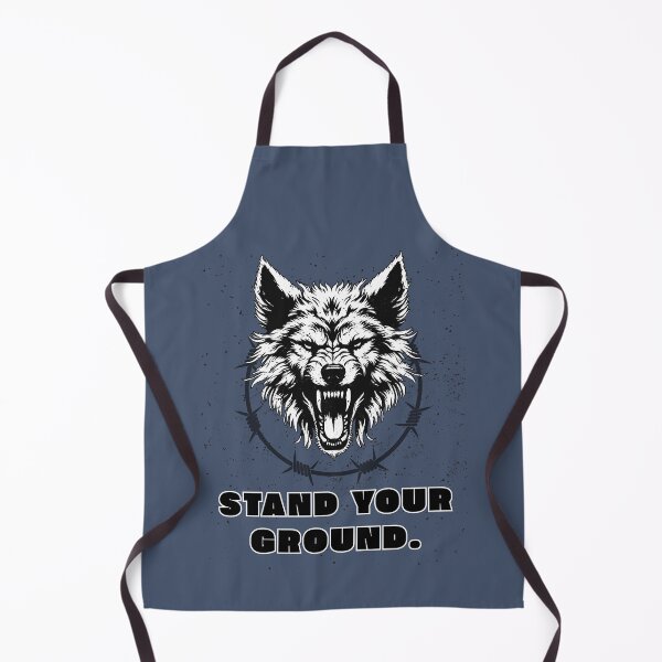 Item preview, Stand Your Ground Wolf designed and sold by AhmadAnnaPrints.