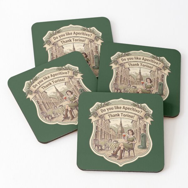 Item preview, Do You Like Aperitivo? Thank Torino! - Vintage Retro Style designed and sold by Torinostalgia.
