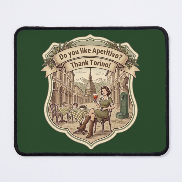 Item preview, Do You Like Aperitivo? Thank Torino! - Vintage Retro Style designed and sold by Torinostalgia.
