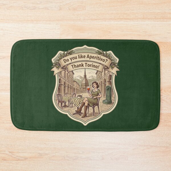 Item preview, Do You Like Aperitivo? Thank Torino! - Vintage Retro Style designed and sold by Torinostalgia.