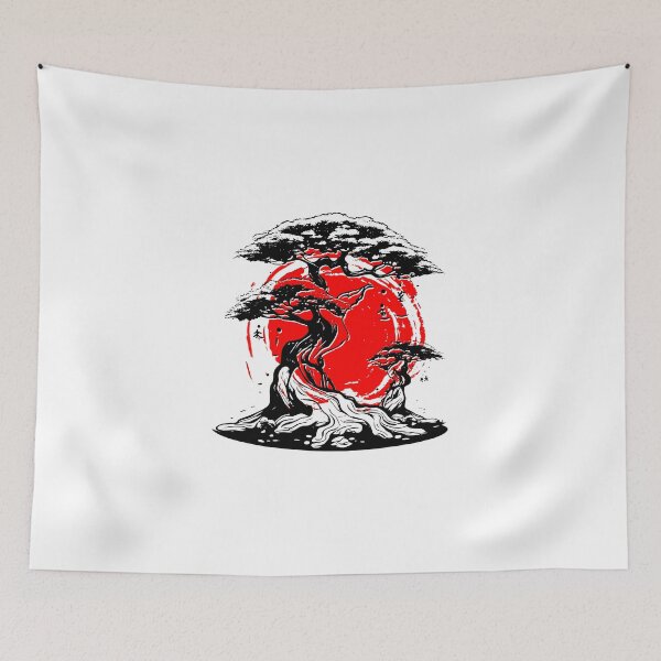 Item preview, Zen Bonsai Art | Japanese Minimalist Tree Illustration designed and sold by kaliyenperman.