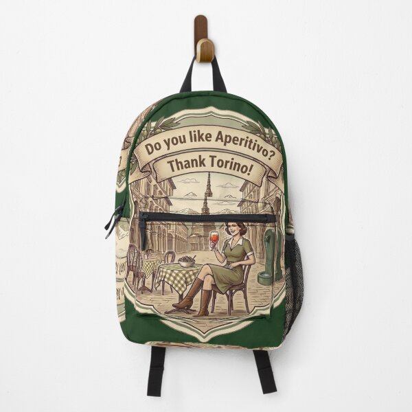 Item preview, Do You Like Aperitivo? Thank Torino! - Vintage Retro Style designed and sold by Torinostalgia.