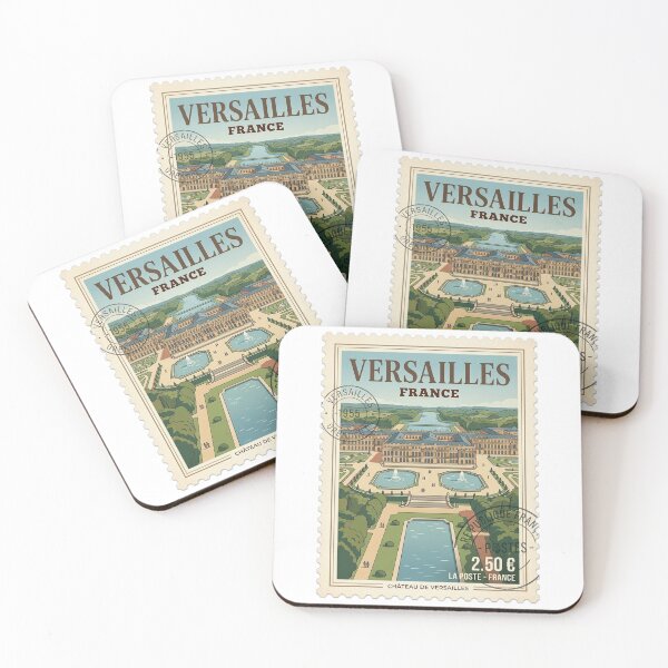Item preview, Versailles France Palace Garden Vintage Travel Stamp designed and sold by k3rstman1.