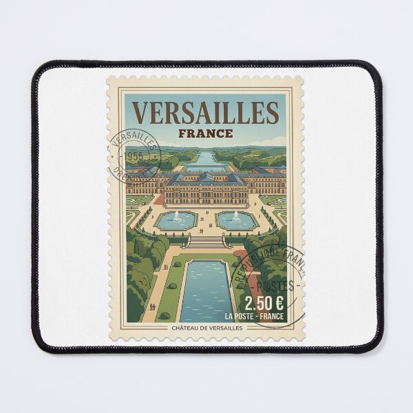 Item preview, Versailles France Palace Garden Vintage Travel Stamp designed and sold by k3rstman1.