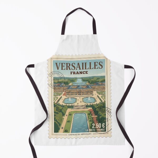 Item preview, Versailles France Palace Garden Vintage Travel Stamp designed and sold by k3rstman1.